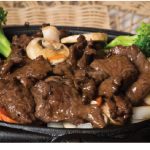 Lac Vien Restaurant - DN1. Stir fried beef on sizzling plate